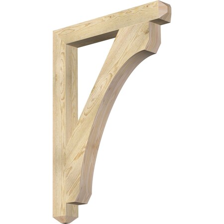 Ekena Millwork Legacy Craftsman Rough Sawn Bracket, Douglas Fir, 4"W x 32"D x 44"H BKT04X32X44LEC04RDF